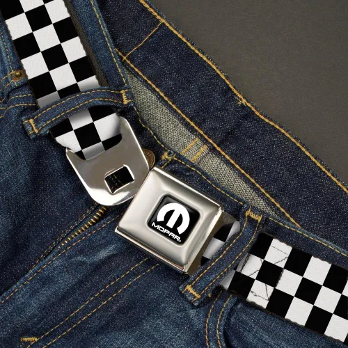 Miniatura 2 de Buckle-Down Cinturón de seguridad para hombre a cuadros Mpf-w20304