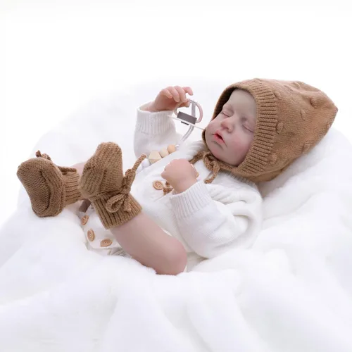 Miniatura 12 de Muñecas Reborn de bebé – Muñecas de bebé reales de 20 pulgadas que se ven reales, muñeca de cuerpo completo de vinilo para niña, recién nacida Rosa