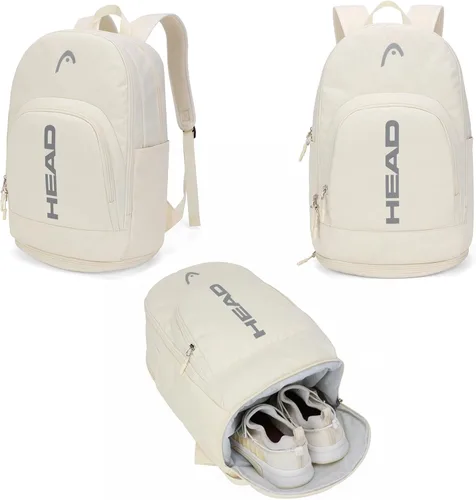HEAD Mochila de viaje impermeable para mujeres y hombres, mochila ligera para laptop que se ajusta a notebook de 15.6 pulgadas, Tamaño único