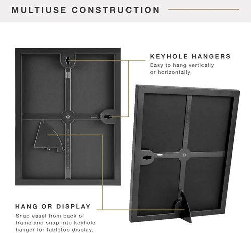 Miniatura 38 de MCS Marco de formato Room Essentials - 8.5x11' (negro)