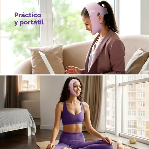 Miniatura 6 de FairyFace Correa para la barbilla para dormir, Correa de elevación en V, Máscara en V, Correa facial reutilizable, Parche para levantar la barbilla