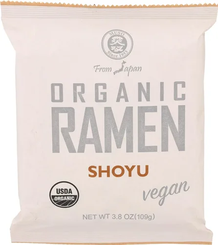 Muso From Japan Ramen orgánico, Shoyu, apto para veganos, certificado orgánico por USDA, 3.8 onzas (paquete de 10)