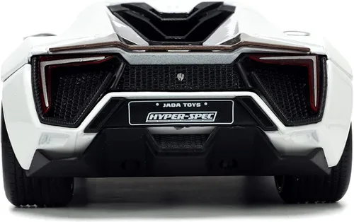 Miniatura 5 de Jada Hyper-Spec 1:24 W Motors Lykan Hypersport - Coche fundido a presión, color blanco, juguetes para niños y adultos