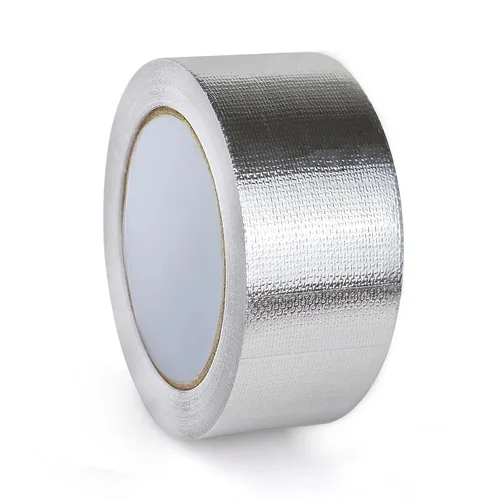 Cinta de protección térmica de papel de aluminio de fibra de vidrio 1.97in x 82ft, material reflectante de aislamiento térmico de fibra de vidrio