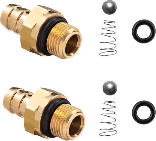 Raincovo Kit de inyector de químicos, inyector de jabón para lavadora a presión, rosca macho BSP de 1/8 pulgada 27