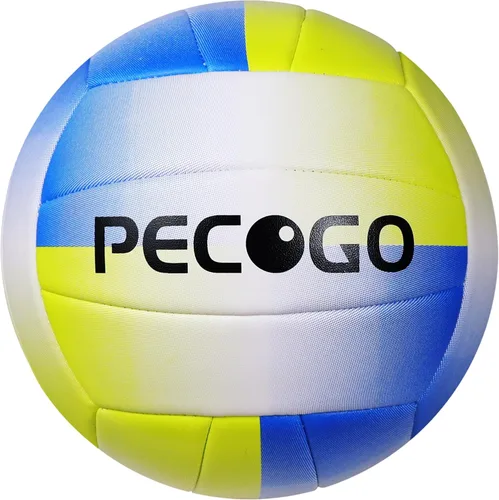 Size 5 Volleyball - Durable PU Leather, Indoor/Outdoor. Soft Control, Great Airtightness for Training/Games. Ideal for All Ages