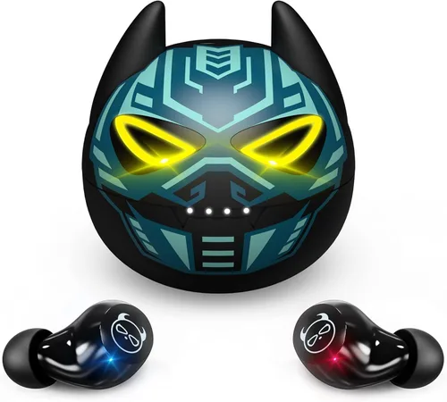 Miniatura 15 de Auriculares inalámbricos para orejas pequeñas, auriculares con control táctil, sonido estéreo, auriculares inalámbricos intraurales, auriculares