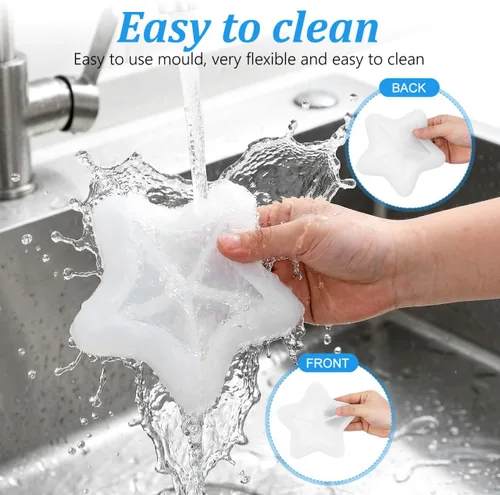 Miniatura 7 de EXCEART Molde de silicona de 6.10 pulgadas de resina epoxi para manualidades, plato de baratija, decoración del hogar y almacenamiento de escritorio
