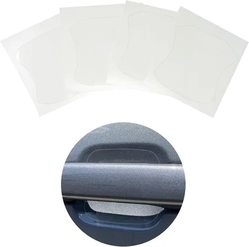 YelloPro - Protector de pintura transparente para manija de puerta, 3M Scotchgard, antiarañazos, protector de pintura, kit de protección PPF para