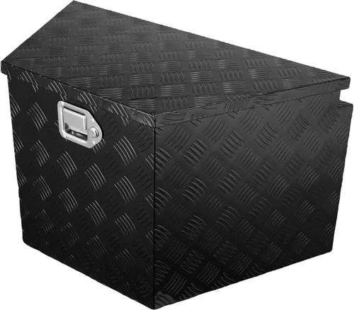 Miniatura 9 de VEVOR Caja de Lengüeta para Remolque, Caja de Herramientas de Placa Diamantada de Aleación de Aluminio, Caja de Herramientas Resistente Tuckbed