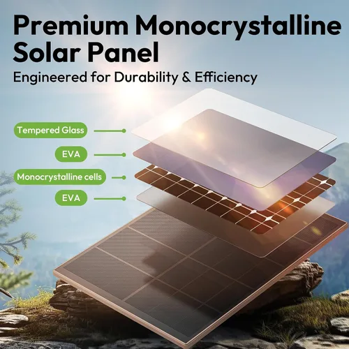 Miniatura 4 de Panel solar de 8W para cámara de sendero con batería recargable de 72Wh incorporada, viene con montaje ajustable de 360°, 6V/12V DC y puerto USB-C