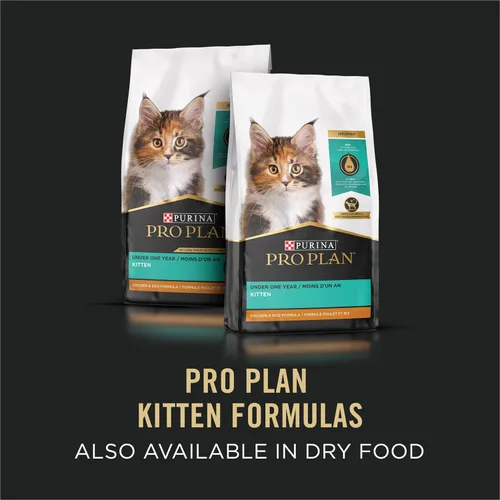 Miniatura 8 de Purina Pro Plan - Comida húmeda para gatitos, festín de pescado blanco del océano en hojuelas y atún - (Paquete de 24) 3 oz. Latas con tapa