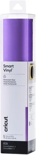 Miniatura 9 de Cricut Vinilo permanente inteligente brillante (13 pulgadas x 12 pies, negro) para manualidades al aire libre, para Cricut Explore 3 & Maker 3, crea