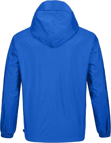 Miniatura 3 de SWISSWELL - Chaqueta impermeable rompe vientos para hombre, ligera, con capucha
