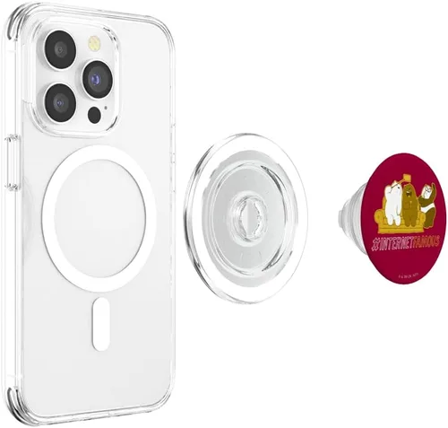 Miniatura 4 de We Bare Bears Grizz Panda Ice Bear Internet Famous PopSockets MagSafe PopGrip para iPhone