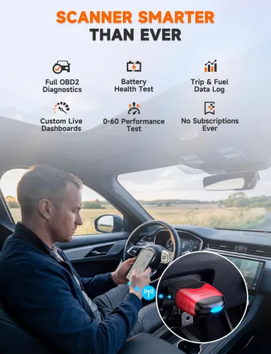 Miniatura 2 de AUTOPHIX Escáner OBD2 3210 para aficionados al bricolaje: arregla la luz del motor de verificación y pasa la prueba de humo en casa, lector