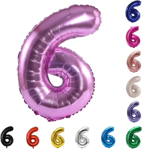 Miniatura 197 de YPSelected Globo grande de 32 pulgadas de helio con números 0-9 de papel de aluminio azul para cumpleaños, bodas y fiestas (Azul, 3)