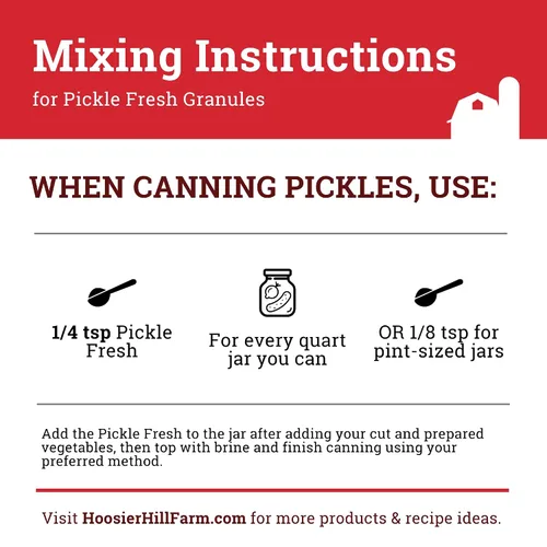 Miniatura 6 de Hoosier Hill Farm Gránulos Pickle Fresh, tarro de 1.5 libras
