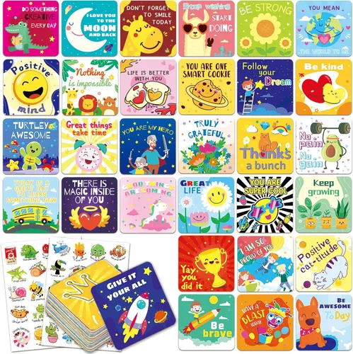 zheyistep 160 notas motivacionales para el almuerzo para niños, lindas tarjetas inspiradoras para niños, niñas, adolescentes de mamá, divertidas