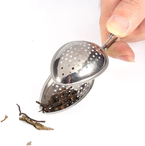 Miniatura 4 de Colador de té, filtro infusor de acero inoxidable en forma de bola, filtro para tés de hojas sueltas, pellizcador de gotas de agua