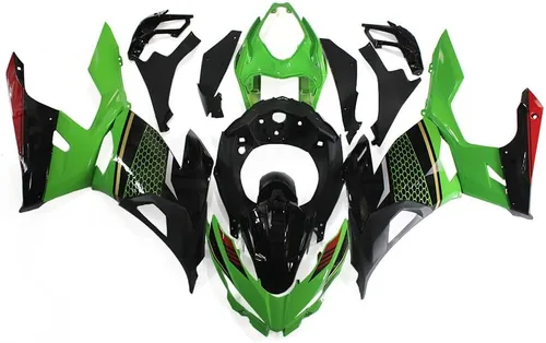 Miniatura 28 de Kit completo de carenado de plástico ABS gris dorado brillante para Kawasaki Ninja 400 2018 2019 2020 2021 2022 2023 NINJA400 18-23 Kit de Brillo