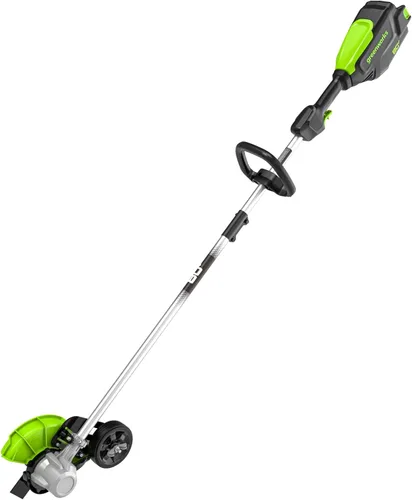 Greenworks Bordeadora sin escobillas todo terreno de 80 V, hoja de acero de 8 pulgadas, profundidad profesional de 2.25 pulgadas y ajuste sin