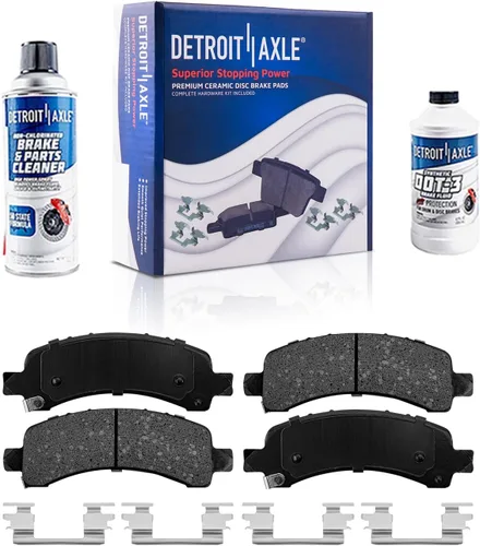 Miniatura 128 de Detroit Axle - Pastillas de Freno para Nissan Altima Sentra 350Z Juke INFINITI G35, Pastillas de Freno Cerámica Delanteras y Traseras Reemplazo