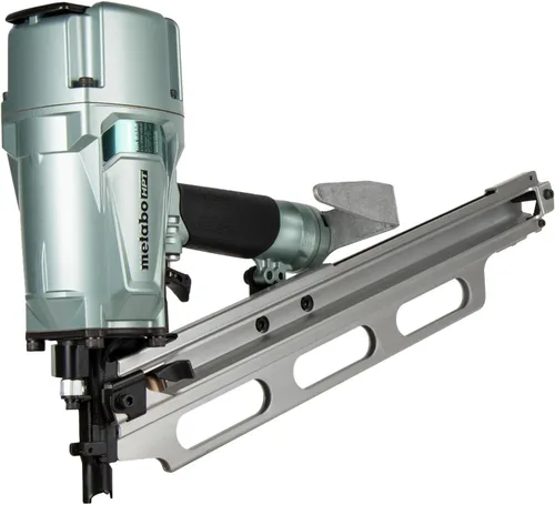 Miniatura 15 de Clavodora estructural Metabo HPT, clavadora neumática de potencia preferida por profesionales y herramienta de marco para pisos, cubiertas de techo