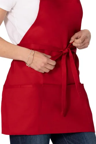 Miniatura 7 de Chef Works - Delantal unisex de tres bolsillos