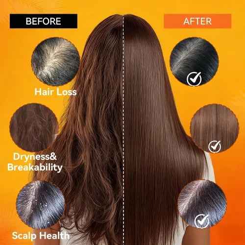 Miniatura 6 de Aceite de batana - Acondicionador orgánico para el cabello de Batana restaura el cabello fino y el cuero cabelludo dañados, máscara de pasta
