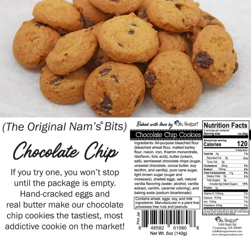 Miniatura 2 de Nam's Bits - Galletas con chispas de chocolate, tarro de pinta de cumpleaños - BDHB