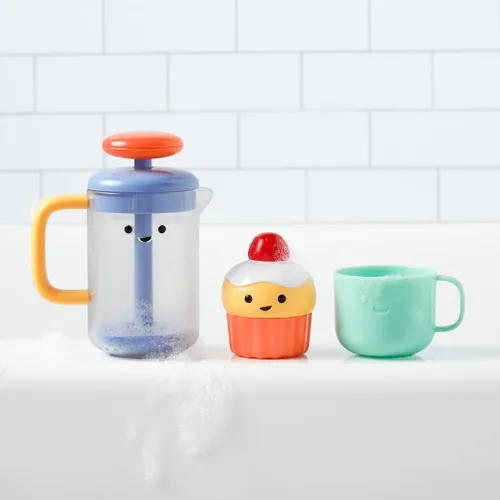 Miniatura 6 de Skip Hop Juguete de Baño para Bebés Tub-to-Table Café Juego de Burbujas y Espuma Juguete de Desarrollo Sensorial para Bañera Edad 12m+
