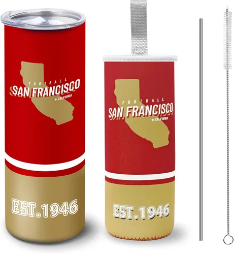 Vaso de 20 onzas para automóvil, recto, delgado, con funda aislante para taza, asa portátil, taza de café de viaje deportiva, de acero inoxidable,