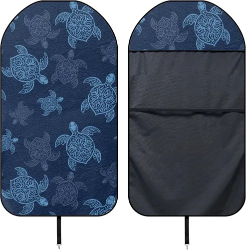 Miniatura 6 de Yewattles Turtle - Protector de toalla impermeable para asiento de automóvil, protector para después de correr, nadar, entrenamiento, Tortuga
