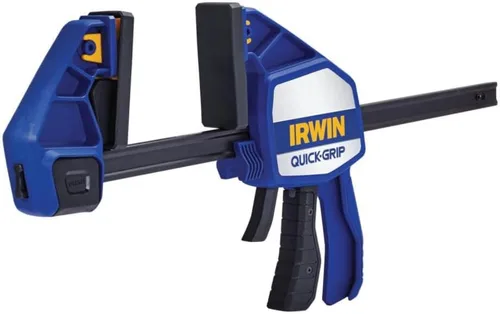 Miniatura 2 de IRWIN Quick-Grip - Abrazaderas de barra para carpintería, de una mano, resistentes, 12" (1964712)