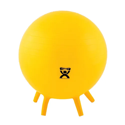 Miniatura 7 de Pelota de ejercicios CanDo inflable con pies de estabilización, 1