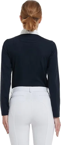 Miniatura 4 de HR Farm - Camisa de manga larga para mujer, Blanco