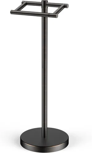 Miniatura 19 de FORIOUS Soporte de Papel Higiénico para Montaje en Pared, Soporte de Rollo de Tejido Giratorio de Doble Poste de Acero Inoxidable Resistente al