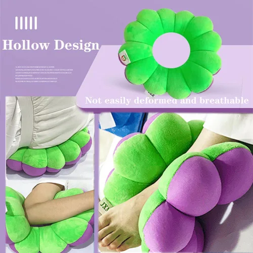 Miniatura 7 de Cojín Antiescaras, Almohada de Elevación para Codo Roto, Almohada Donut para Alivio de Presión en Manos y Pies, Almohadón de Soporte para Codo, Verde