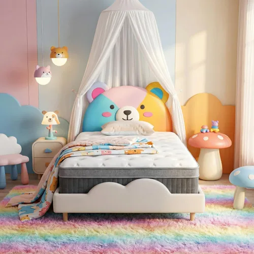 Miniatura 31 de inight Colchón híbrido tamaño Queen de 10 pulgadas, soporte firme medio para peso promedio (130-230 libras), espuma Nebulign de apoyo y bobinas