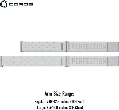 Miniatura 2 de COROS Monitor de frecuencia cardíaca, cómodo, fácil de llevar, detección de desgaste automático, sensor avanzado, datos precisos, Bluetooth, 38 Gris