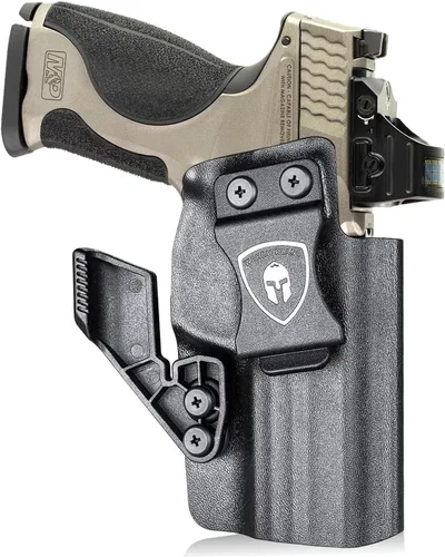 Miniatura 17 de Funda WARRIOLAND IWB de Kydex con corte óptico y garra, ajuste selecto para Glock 17/19/ 19X/ 43X/ 26/MOS, P365/P365X/ P365XL/ P320, Hellcat