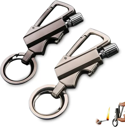 Miniatura 9 de Consensuts Lighter-Consensuts - Encendedor infinito permanente con llavero multiherramienta abridor de botellas para exteriores (F)