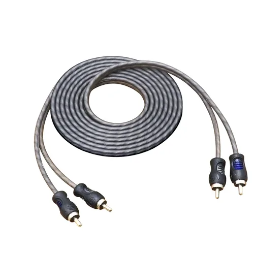 Miniatura 9 de RECOIL RCI23 Cable de audio RCA de 2 canales 100% cobre libre de oxígeno de 3 pies, par trenzado con reducción de ruido