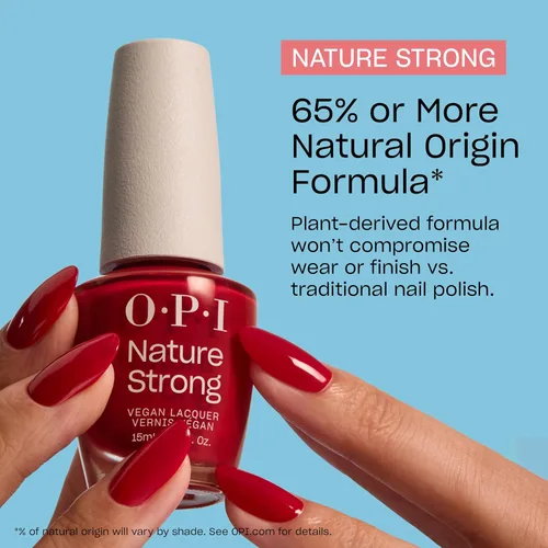 Miniatura 5 de OPI Nature Strong Natural Origin 3-Step System Botanical Base Coat, Top Coat, and Various Nail Polish Colors High Shine + Color Protection