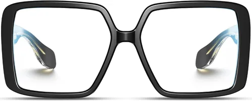 Miniatura 10 de VISOONE Gafas de bloqueo de luz azul TR90 de gran tamaño, accesorios de moda, sin receta para mujeres, Harvard café Malta