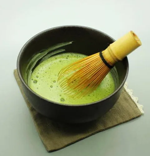 Miniatura 4 de Juego de batidor de matcha - Cepillo + cuenco de cerámica + cuchara, té verde japonés de bambú, juego de 3 piezas