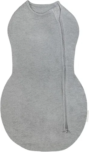 Happiest Baby Sleepea Manta Envolvente Comforter - Manta Envolvente para Bebé de 100% Algodón Orgánico - Diseñada por Doctores Promueve el Grafito