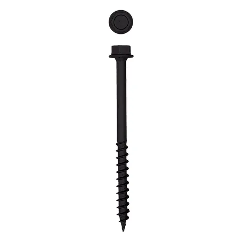 Miniatura 4 de Tornillos de retraso de madera estructural con cabeza hexagonal exterior de 1/2 "x 5" Powerlags Hex (25 EA)