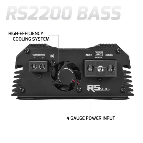 Miniatura 7 de PRV Audio Amplificador de subwoofer monobloque clase D de 2200 vatios RS2200 BASS 1 ohmio - 12 voltios amplificador para automóvil, crossover